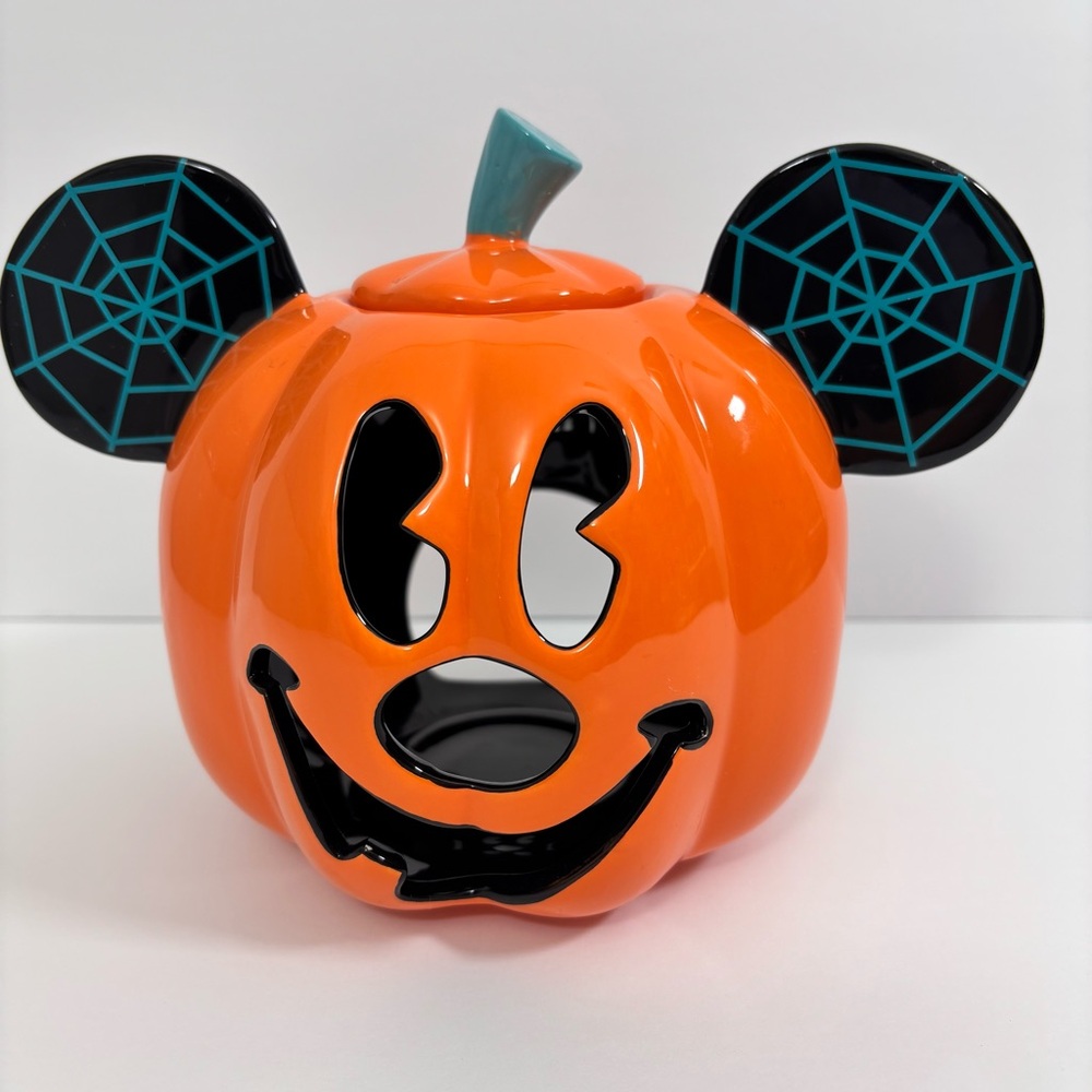 Disney Halloween Mickey Mouse Pumpkin Jack o’ lantern Votive Candle Holder - Picture 9 of 13